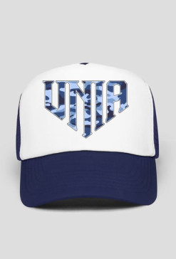 TRUCKER UNIA CAMO blue
