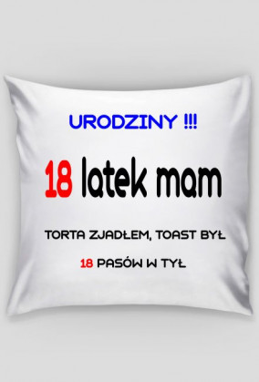 Urodzinowa Poduszka