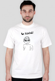 Koszulka Be hipstah! - Fanart by Toopis (Męska, Biała)