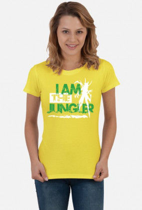 I am the jungler_koszulka damska