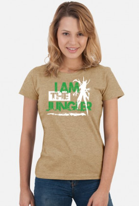 I am the jungler_koszulka damska