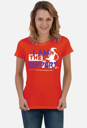 I am rhe support_koszulka damska