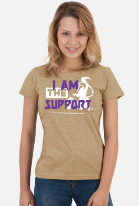 I am rhe support_koszulka damska