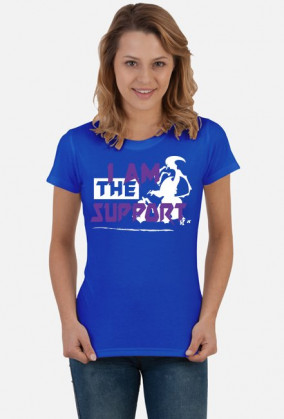 I am rhe support_koszulka damska