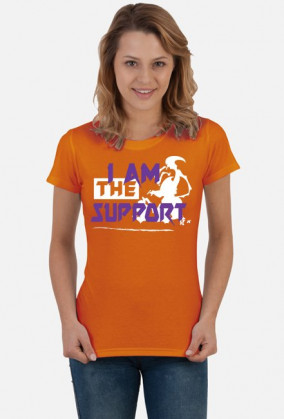 I am rhe support_koszulka damska