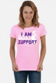 I am rhe support_koszulka damska