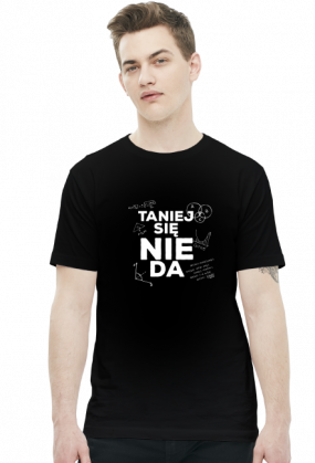 TANIEJ SIĘ NIE DA - białe logo
