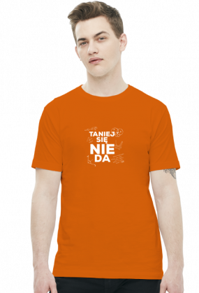 TANIEJ SIĘ NIE DA - białe logo