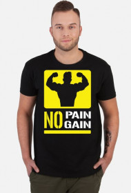 No pain no gain_koszulka męska