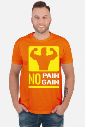 No pain no gain_koszulka męska