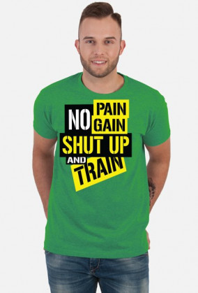 No pain no gain2_koszulka męska