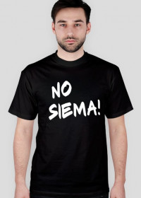 Koszulka z napisem "No siema!"