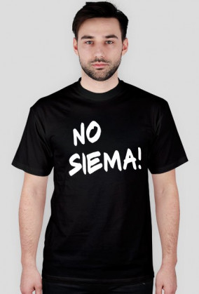 Koszulka z napisem "No siema!"