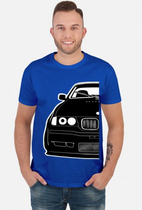 Half of BMW E36 (koszulka męska)