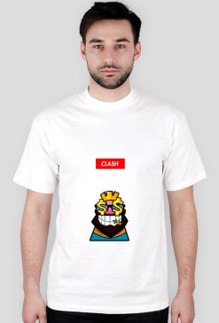 Clash Royale Koszulka Białą męska