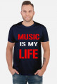 KOSZULKA MUSIC IS MY LIFE - funpal męska