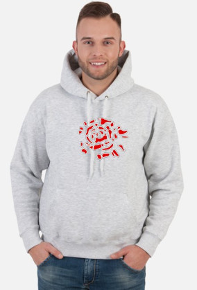 Bluza z kapturem Róża