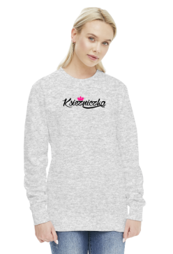 Księżniczka (bluza damska) ciemna grafika