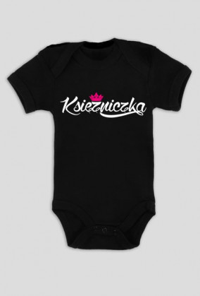 Księżniczka (body niemowlęce) jasna grafika