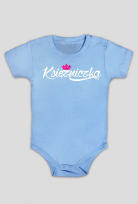 Księżniczka (body niemowlęce) jasna grafika