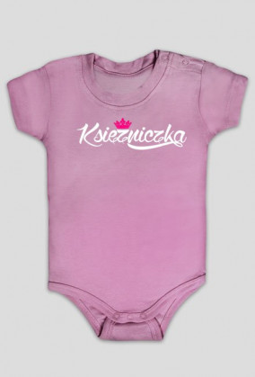 Księżniczka (body niemowlęce) jasna grafika