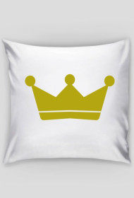 Poduszka ze złotym logo