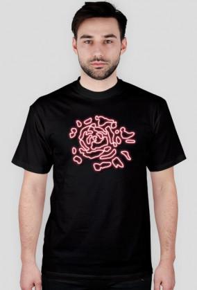 Koszulka Róża neon