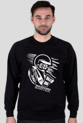 Bluza White Logo - Bartek Michalski Rally Co-Driver