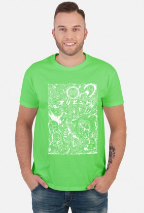 Horror Manga - Straszny Nadruk - Prezent dla fana anime / Otaku