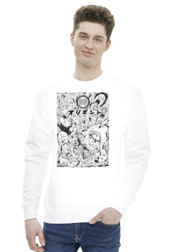 Bluza Horror - Straszny Nadruk - Bluza w mangę - Harajuku Fashion Style