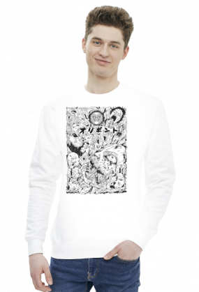 Bluza Horror - Straszny Nadruk - Bluza w mangę - Harajuku Fashion Style