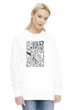 Bluza Harajuku - Straszny Nadruk - Prezent dla fanki anime