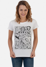 Horror T-shirt - Koszulka w mangę - Harajuku Fashion Style