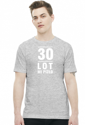 Koszulka z napisem na 30 urodziny