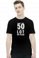 T-shirt z napisami na 50 urodziny