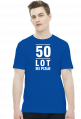 T-shirt z napisami na 50 urodziny