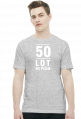 T-shirt z napisami na 50 urodziny