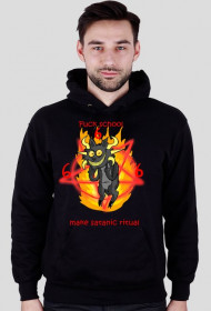Fuck School Make Satanic Ritual Hoodie