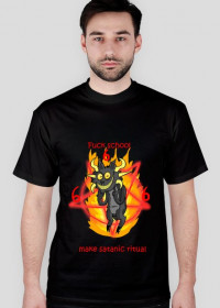 Fuck School Make Satanic Ritual T-shirt