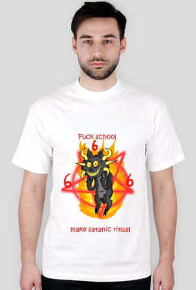 Fuck School Make Satanic Ritual T-shirt