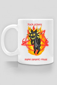 Fuck School Make Satanic Ritual Cup