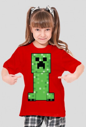 Koszulka dziewczęca Creeper