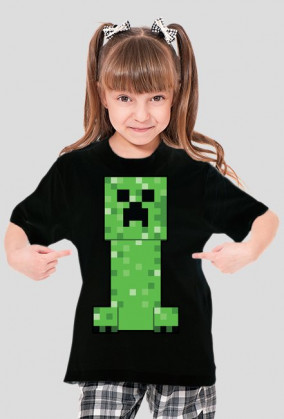 Koszulka dziewczęca Creeper