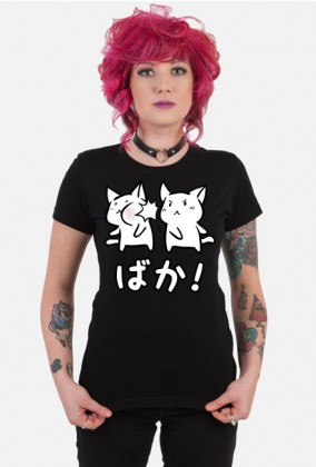 Baka! - Kawaii Neko - Harajuku T-shirt