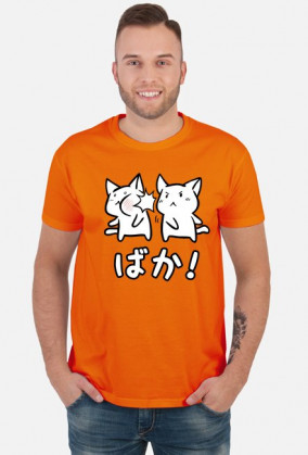 Baka! - Nadruk z kotkami - Pomysł na prezent dla otaku