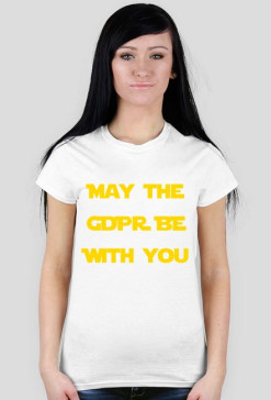 MAY THE GDPR BE WITH YOU ZLOTO (damska)