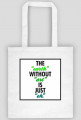 Bag with art quote