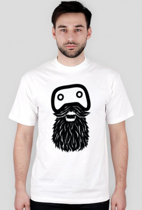 BRODATY GRACZ - KOSZULKA - WHITE - P/T