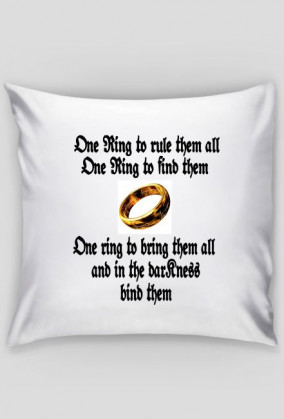 Lord of the rings pillow