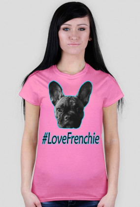 Koszulka "#LoveFrenchie"